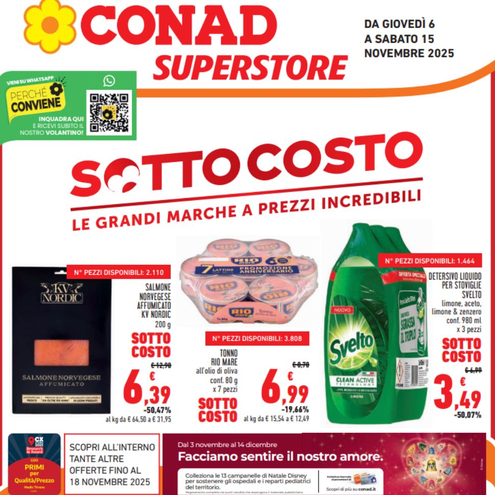 immagine volantino Conad Superstore novembre 2025
